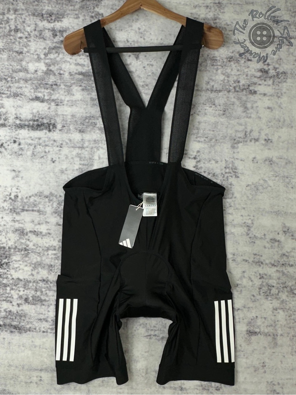 NWT Adidas Essentials Cycling Bib Tights Men's L Black Padded IP2676 MSRP $140